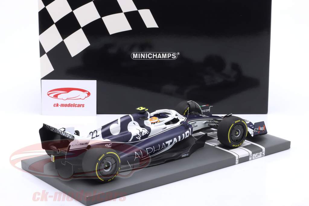Yuki Tsunoda Alpha Tauri AT03 #22 8th Bahrain GP Formel 1 2022 1:18 Minichamps