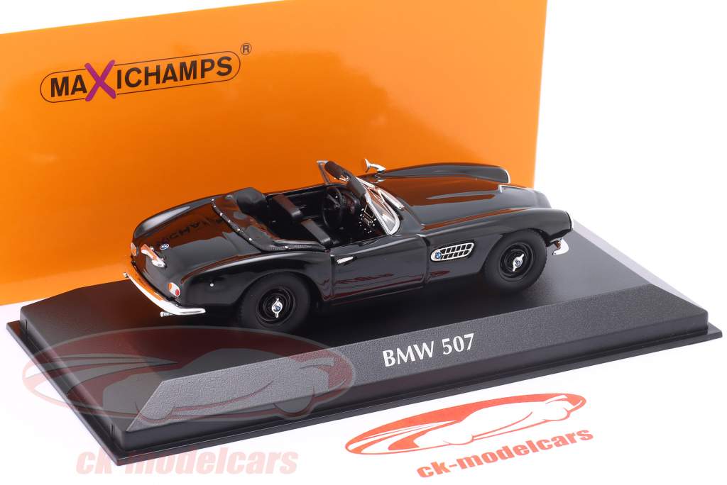 BMW 507 Roadster Año de construcción 1957 negro 1:43 Minichamps
