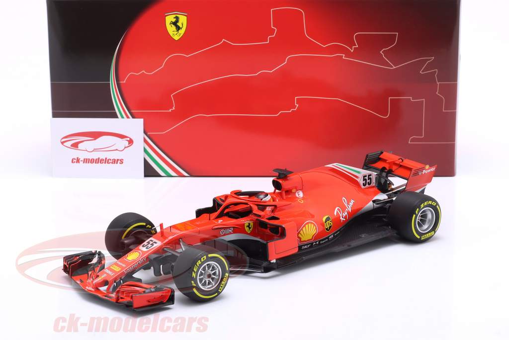Carlos Sainz jr. Ferrari SF71H #55 方式 1 テスト Fiorano 1月 2021 1:18 BBR