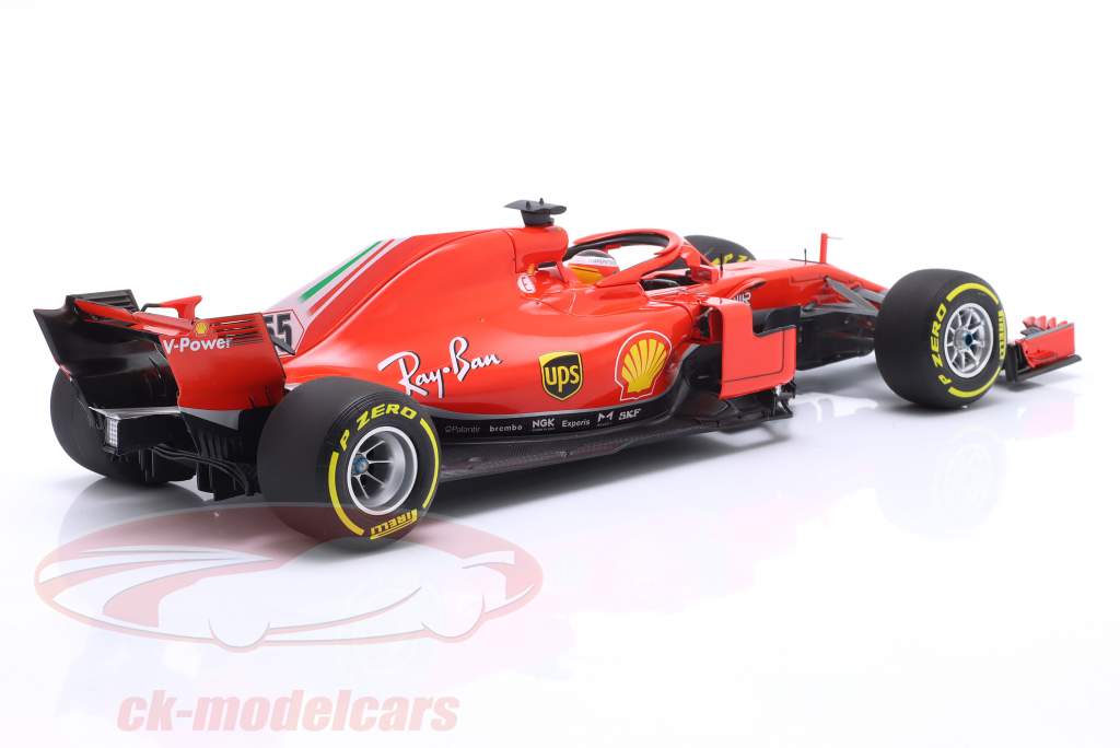 Carlos Sainz jr. Ferrari SF71H #55 fórmula 1 prueba Fiorano Enero 2021 1:18 BBR