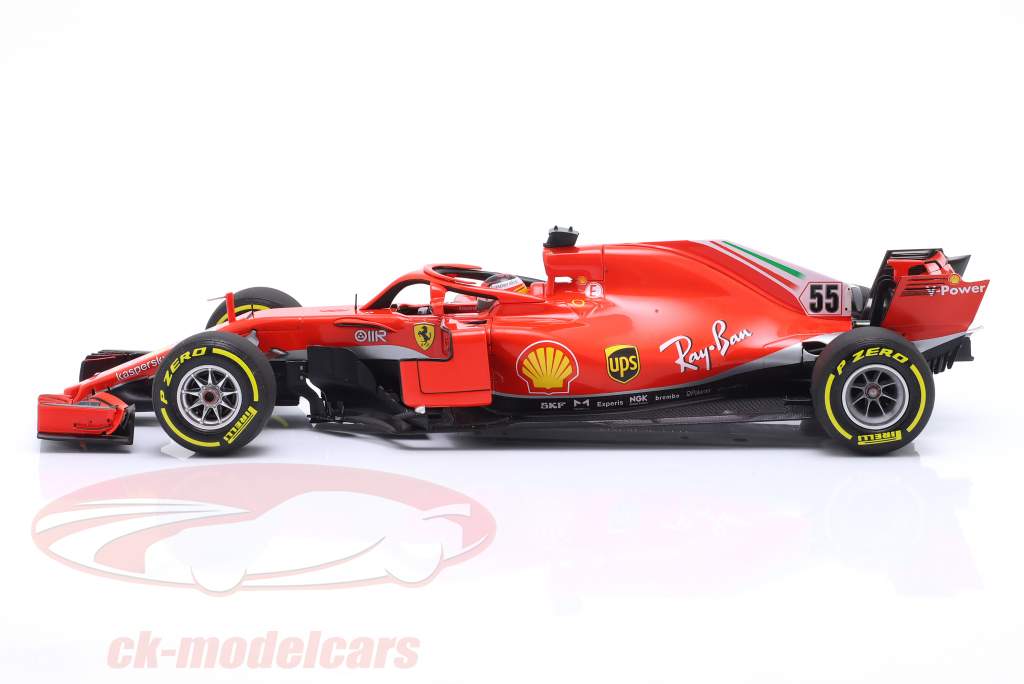Carlos Sainz jr. Ferrari SF71H #55 fórmula 1 prueba Fiorano Enero 2021 1:18 BBR