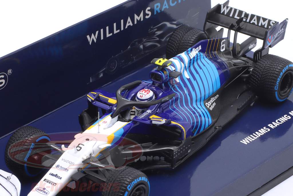 Nicholas Latifi Williams FW43B #6 Belga GP fórmula 1 2021 1:43 Minichamps