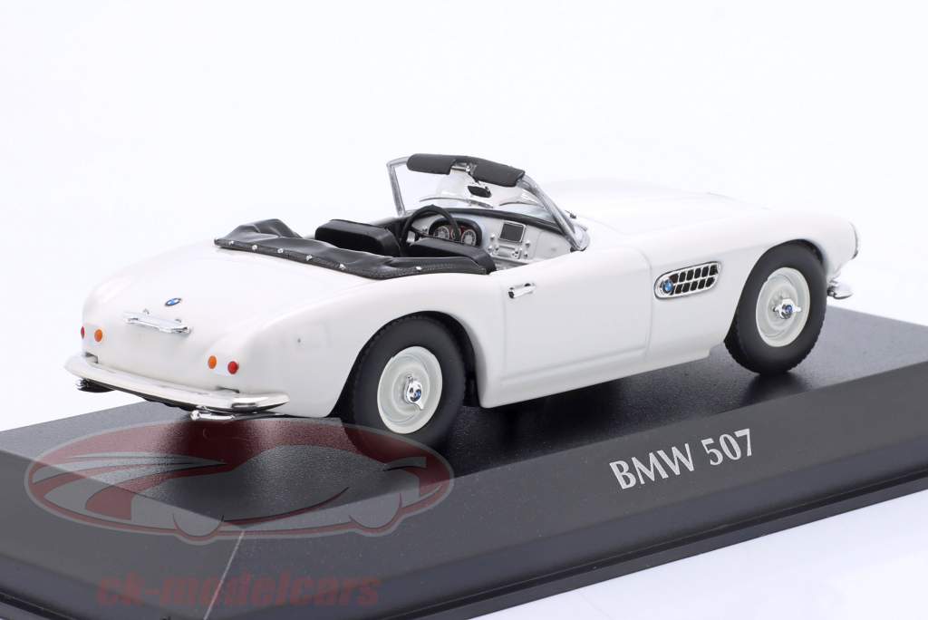 BMW 507 Roadster Bouwjaar 1957 wit 1:43 Minichamps