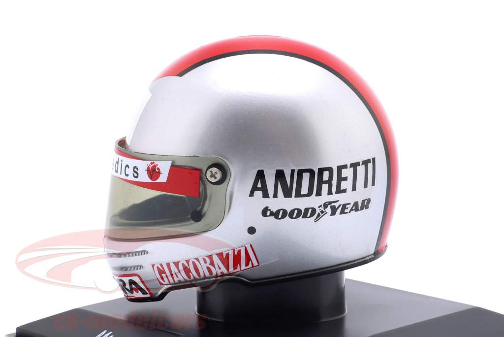 Mario Andretti #28 Scuderia Ferrari 126C2 fórmula 1 1982 casco 1:5 Spark Editions