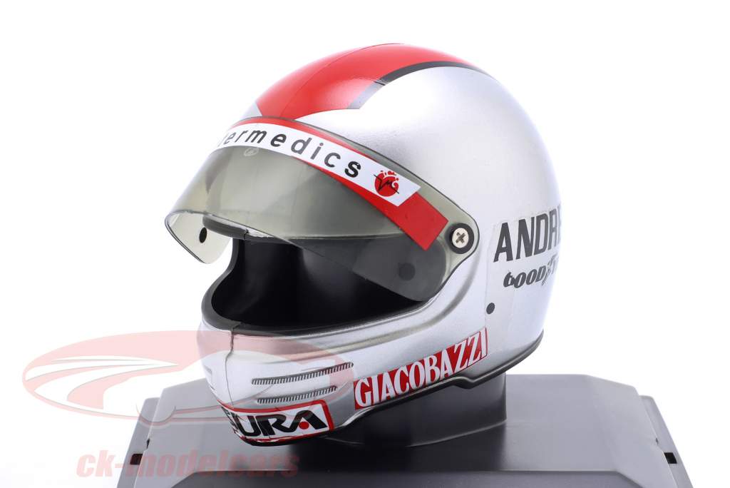 Mario Andretti #28 Scuderia Ferrari 126C2 formel 1 1982 hjelm 1:5 Spark Editions