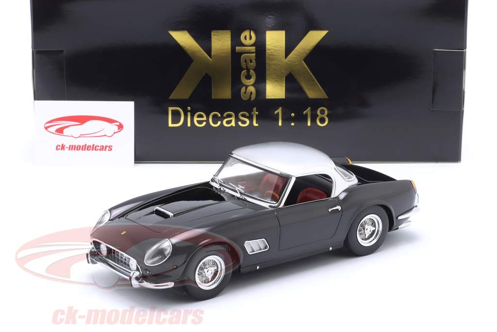 Ferrari 250 GT California Spyder year 1960 black / silver 1:18 KK-Scale