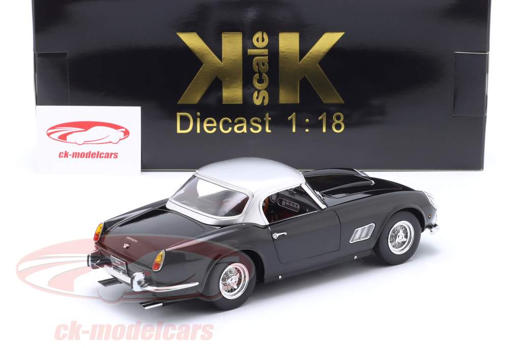 Ferrari 250 GT California Spyder 建设年份 1960 黑色的 / 银 1:18 KK-Scale