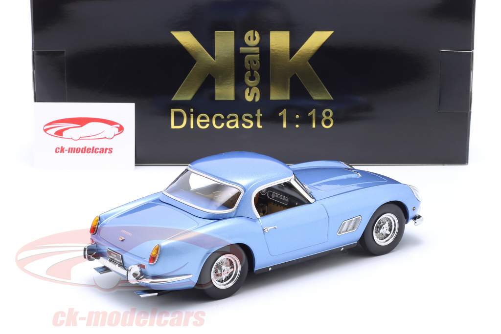 Ferrari 250 GT California Spyder Год постройки 1960 Светло-синий металлический 1:18 KK-Scale