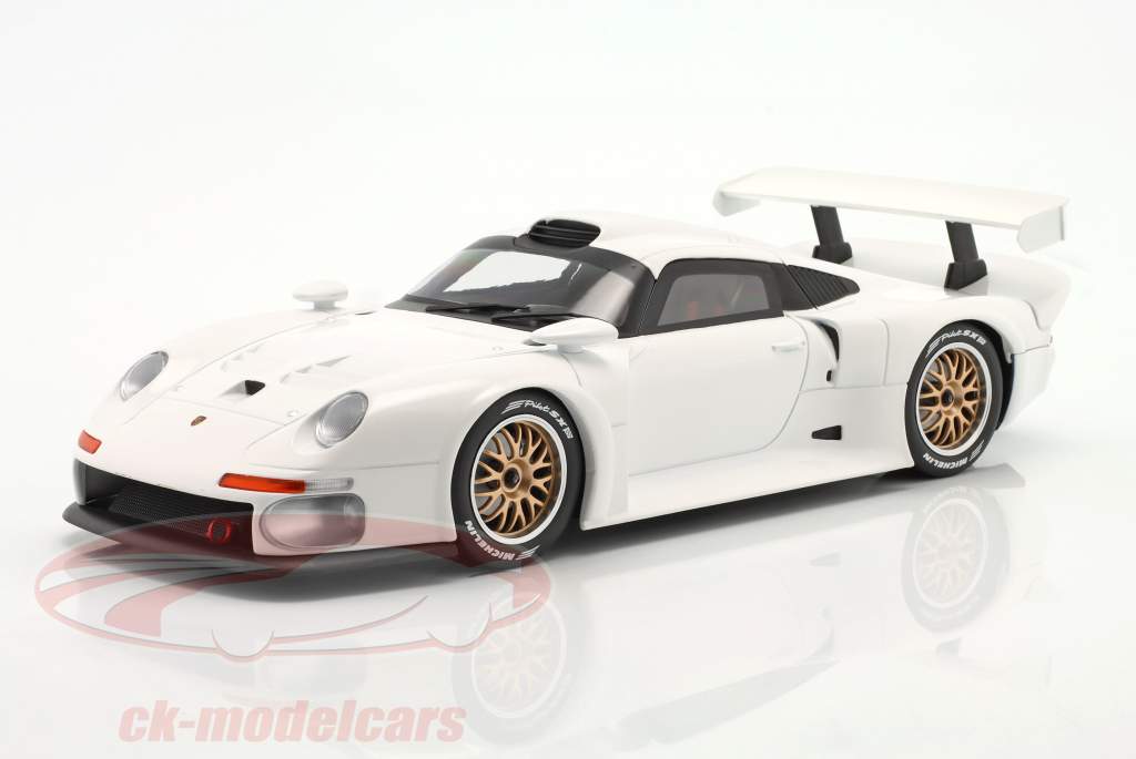 Porsche 911 GT1 Plain Body Version белый 1:18 WERK83