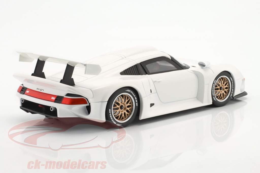 Porsche 911 GT1 Plain Body Version weiß 1:18 WERK83