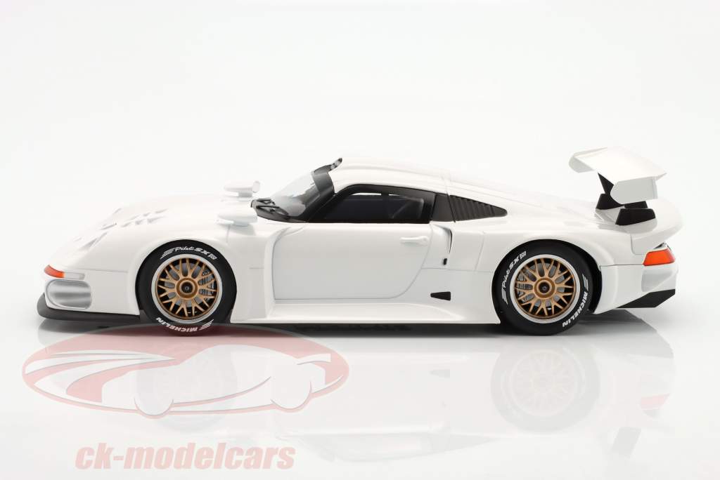 Porsche 911 GT1 Plain Body Version branco 1:18 WERK83