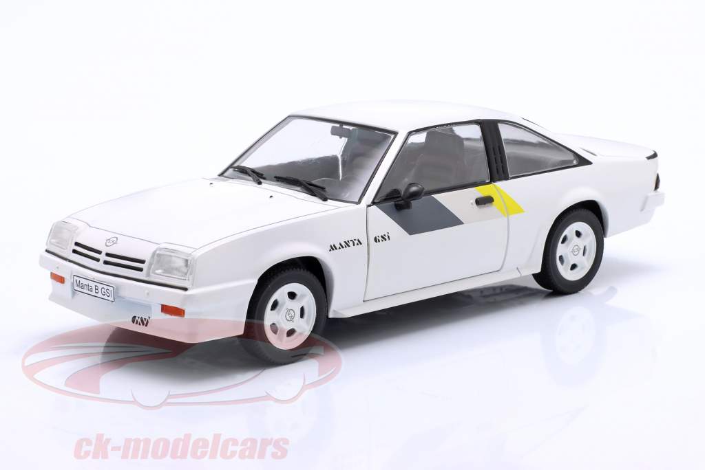 Opel Manta B GSi 建设年份 1984 白色的 / 装饰风格 1:24 WhiteBox