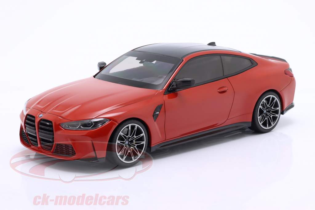 Minichamps 1:18 BMW M4 year 2020 red metallic 155020121 model car 