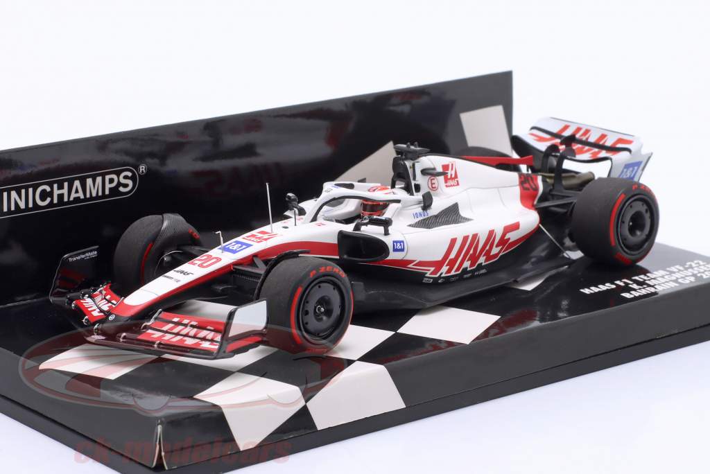 Kevin Magnussen Haas VF-22 #20 5 ª Bahrein GP Fórmula 1 2022 1:43 Minichamps
