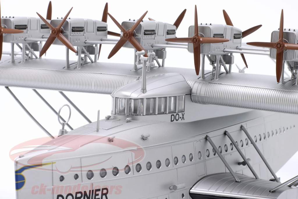 Dornier Do X 飛行機 建設年 1929 銀 1:72 Schuco