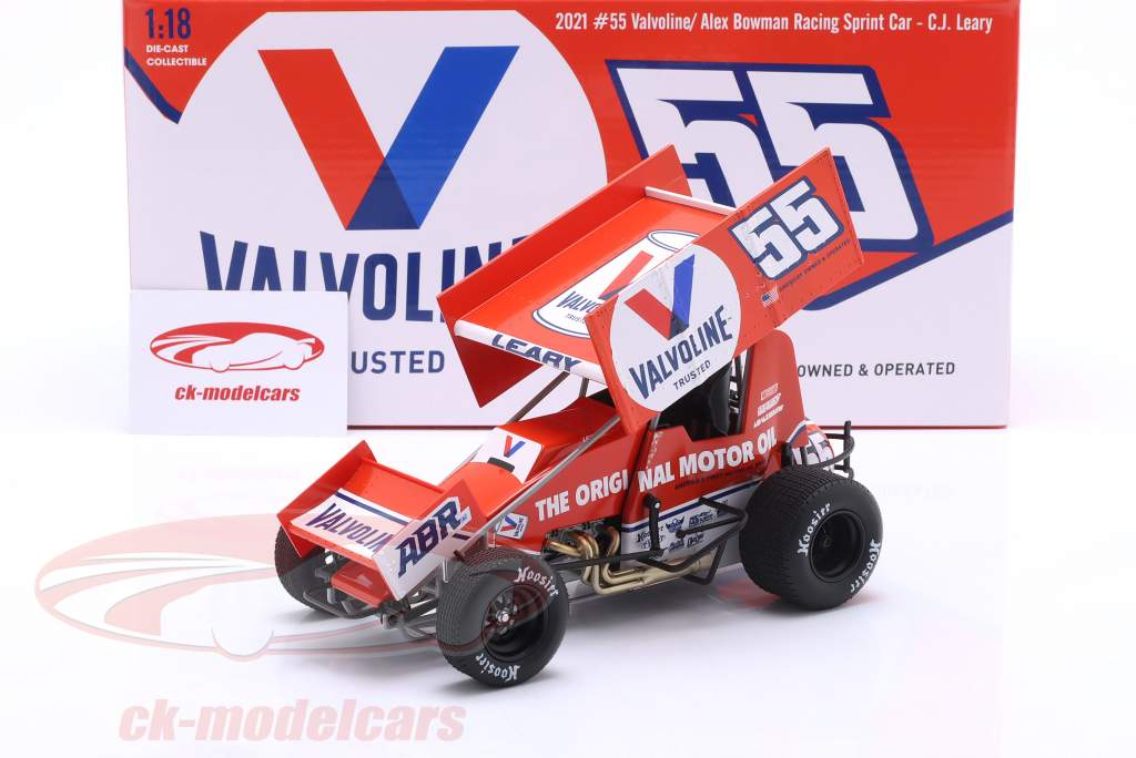 Sprint Car Valvoline / Alex Bowman Racing 2021 #55 C.J. Leary 1:18 GMP