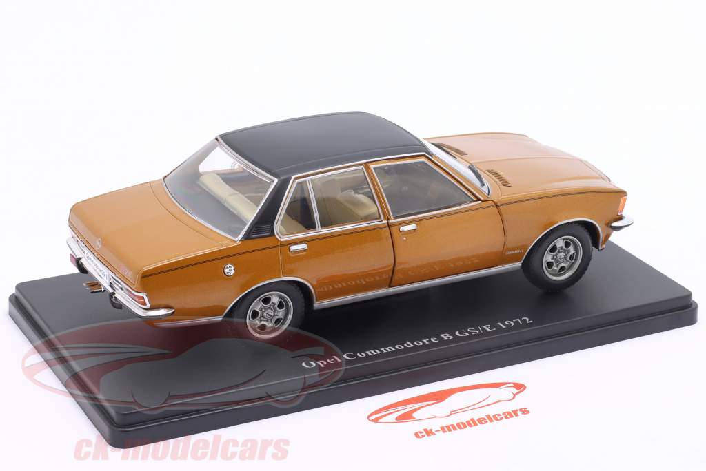 Opel Commodore B GS/E 建设年份 1972 棕色的 金属的 / 黑色的 1:24 Hachette