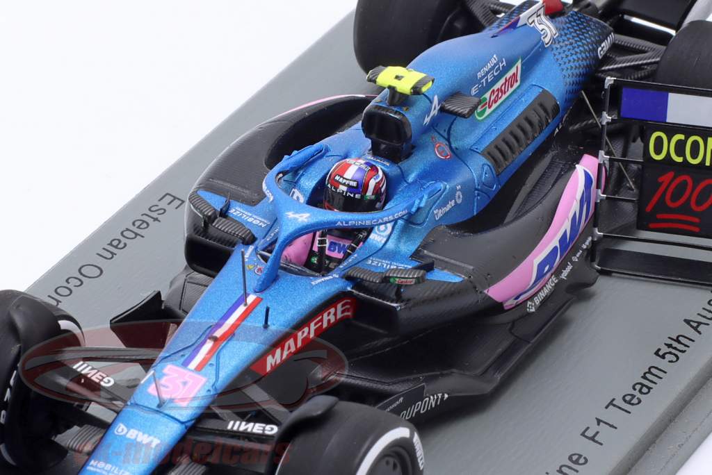 Esteban Ocon Alpine A522 #31 5th Austria GP Formula 1 2022 1:43 Spark