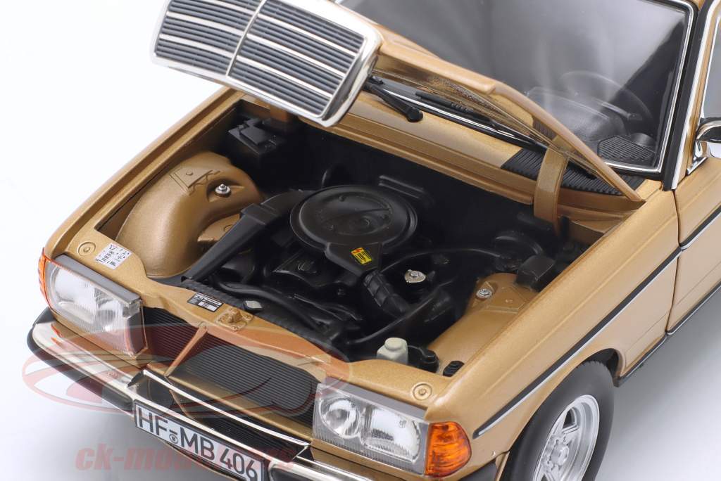 Mercedes-Benz 200 T (S123) modelo T AMG Especificação 1982 ouro metálico 1:18 Norev