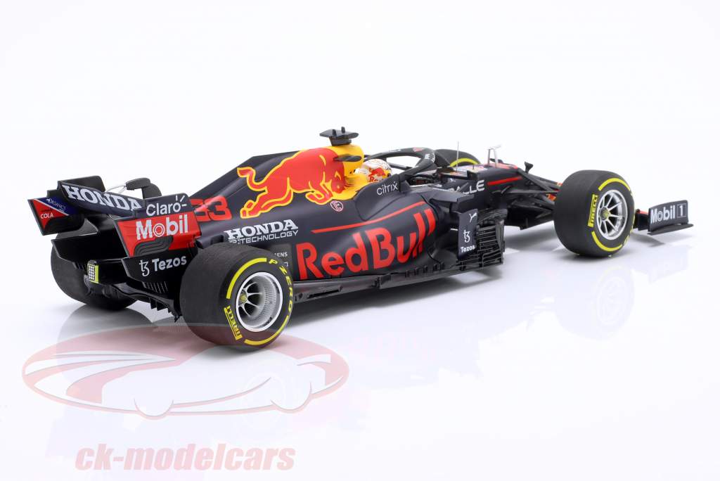 M. Verstappen Red Bull RB16 #33 Sieger Mexiko GP Formel 1 Weltmeister 2021 1:18 Minichamps