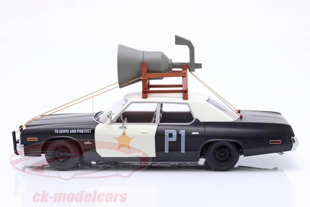 Dodge Monaco Bluesmobile look-a-like 1974 met spreker 1:18 KK-Scale