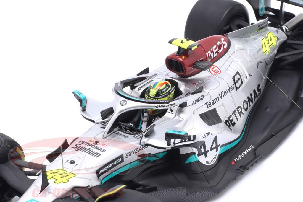 George Russell Mercedes-AMG F1 W13 #63 4th Belgien GP Formel 1 2022 1:18 Spark