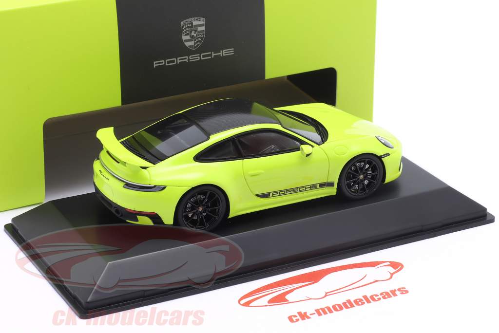 Porsche 911 (992) Carrera 4S 建設年 2019 acid 緑 1:43 Spark