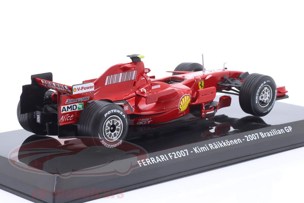 Kimi Räikkönen Ferrari F2007 #6 formula 1 Campione del mondo 2007 1:24 Premium Collectibles