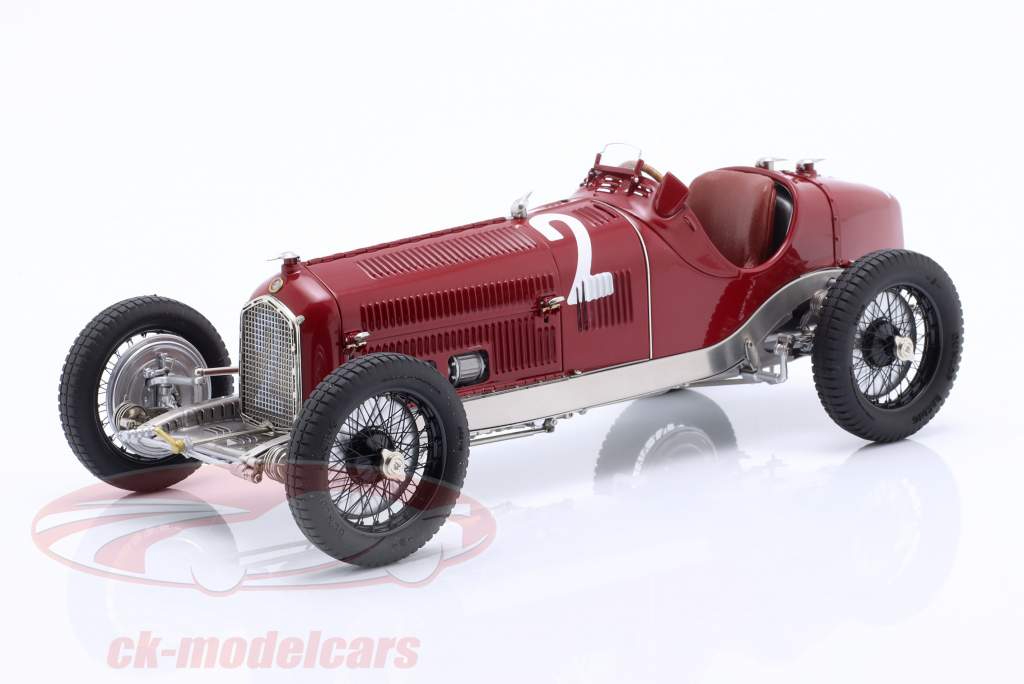 Rudolf Caracciola Alfa Romeo Tipo B (P3) #2 优胜者 德语 GP 1932 1:18 CMC