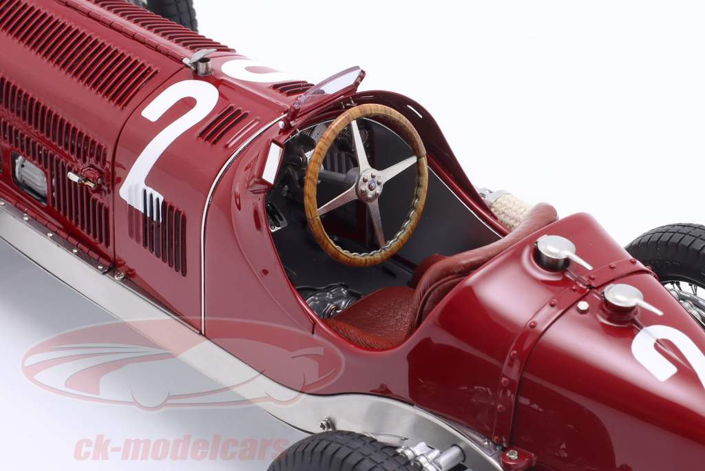 Rudolf Caracciola Alfa Romeo Tipo B (P3) #2 vincitore Tedesco GP 1932 1:18 CMC