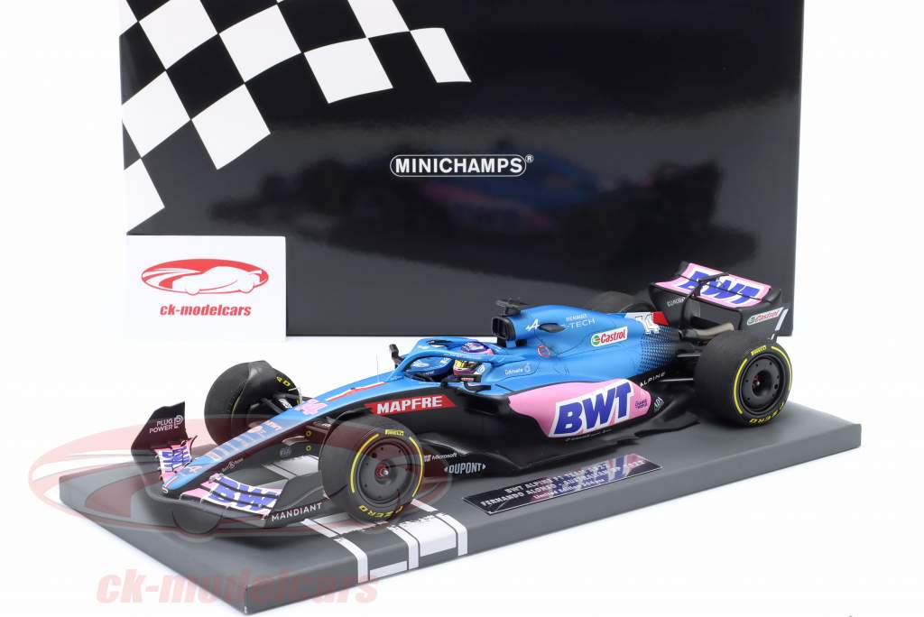 Fernando Alonso Alpine A522 #14 Australie GP Formule 1 2022 1:18 Minichamps