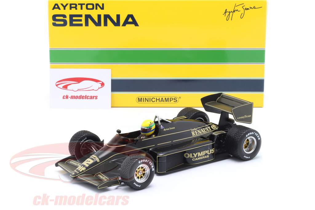 Ayrton Senna Lotus 97T #12 ganador Portugal GP fórmula 1 1985 1:18 Minichamps