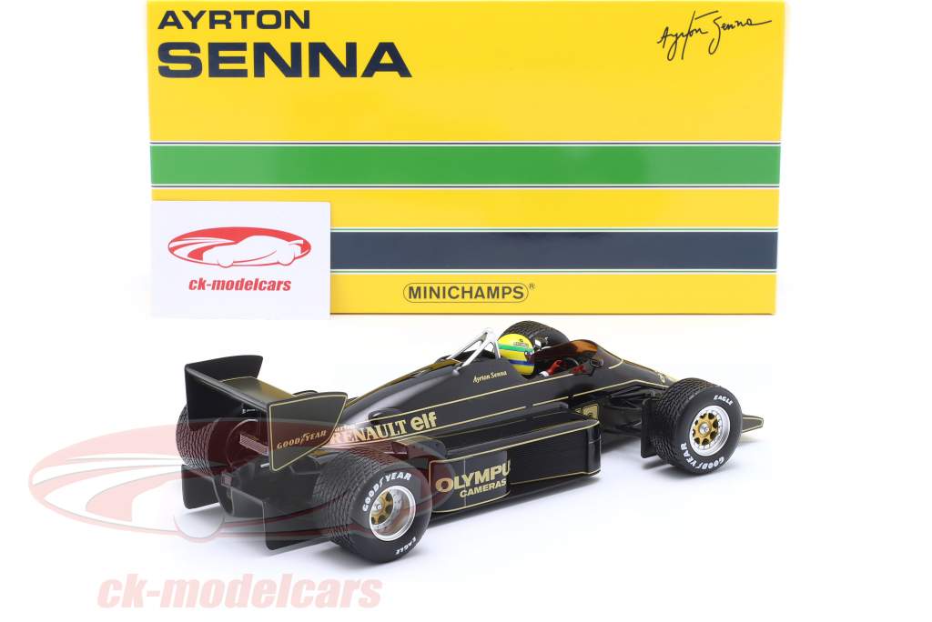 Ayrton Senna Lotus 97T #12 Winner Portugal GP formula 1 1985 1:18 Minichamps