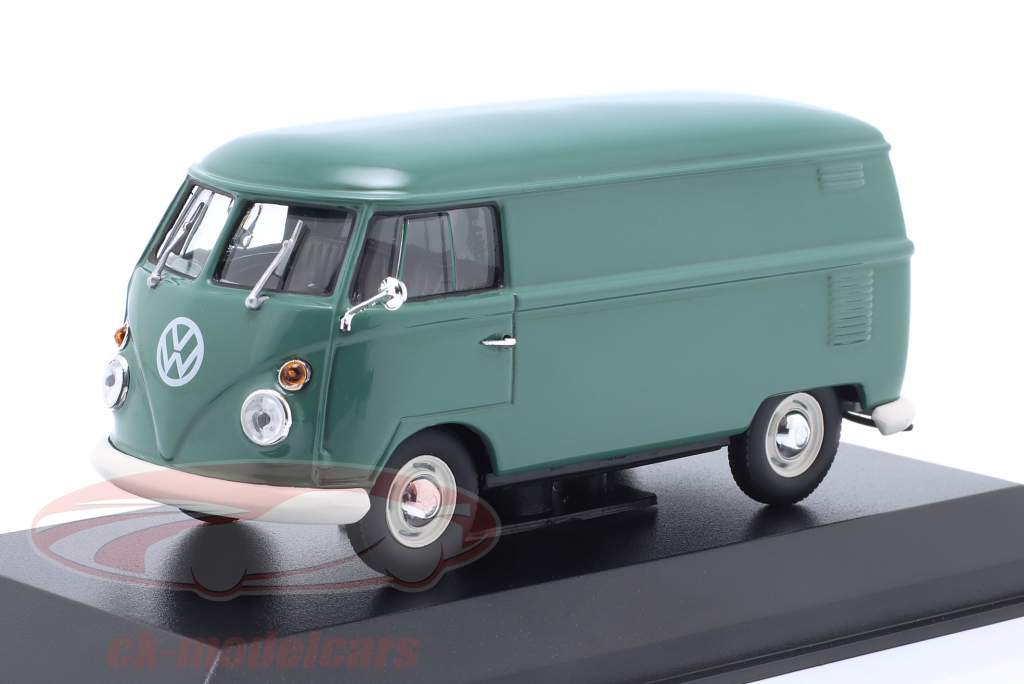 Volkswagen VW T1 furgão ano de construção 1963 verde escuro 1:43 Minichamps