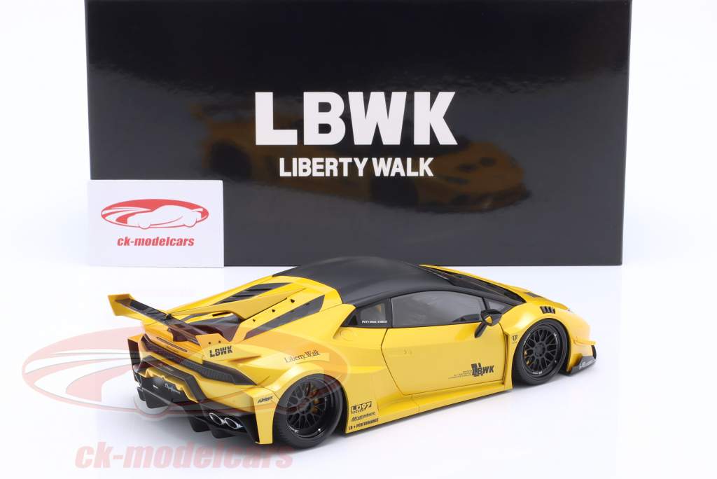 LB Silhouette Works Lamborghini Huracan GT 2019 jaune métallique 1:18 AUTOart