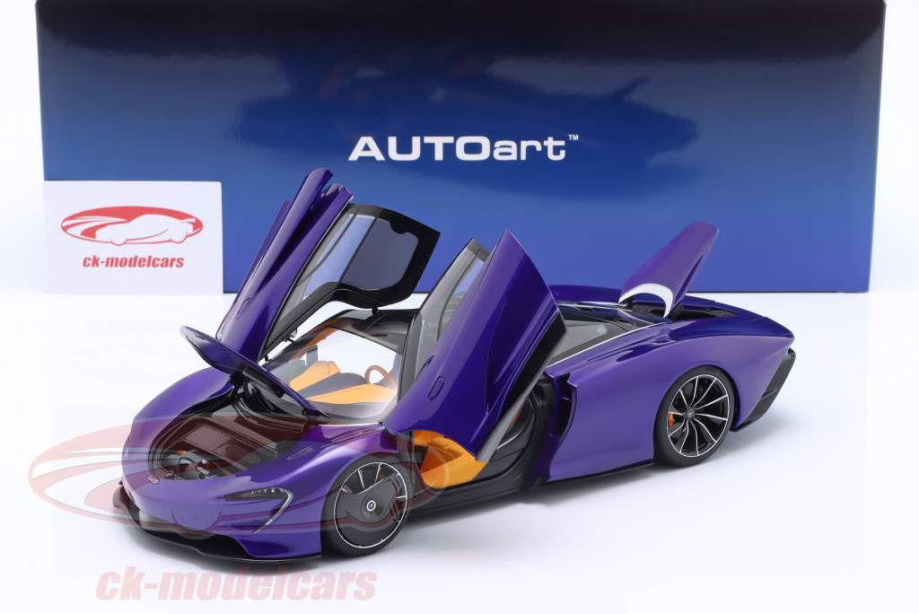 McLaren Speedtail Byggeår 2020 lantana lilla 1:18 AUTOart
