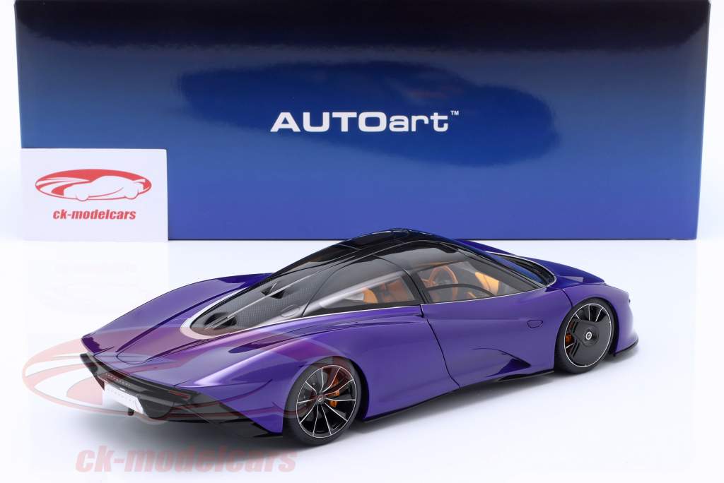 McLaren Speedtail Anno di costruzione 2020 lantana viola 1:18 AUTOart