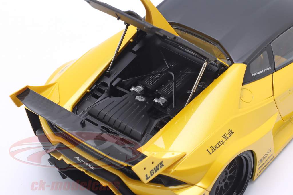 LB Silhouette Works Lamborghini Huracan GT 2019 gelb metallic 1:18 AUTOart