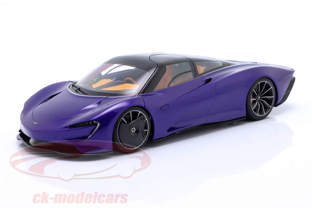 McLaren Speedtail Baujahr 2020 lantana lila 1:18 AUTOart