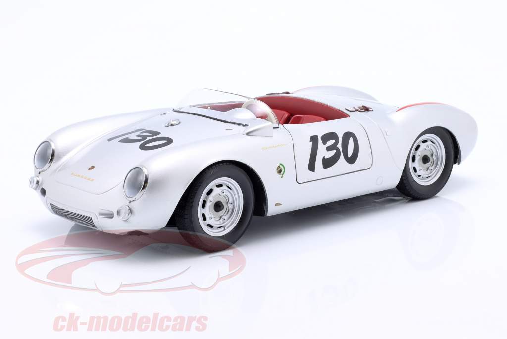 Porsche 550A Spyder #130 James Dean Little Bastard 1956 銀 1:12 KK-Scale