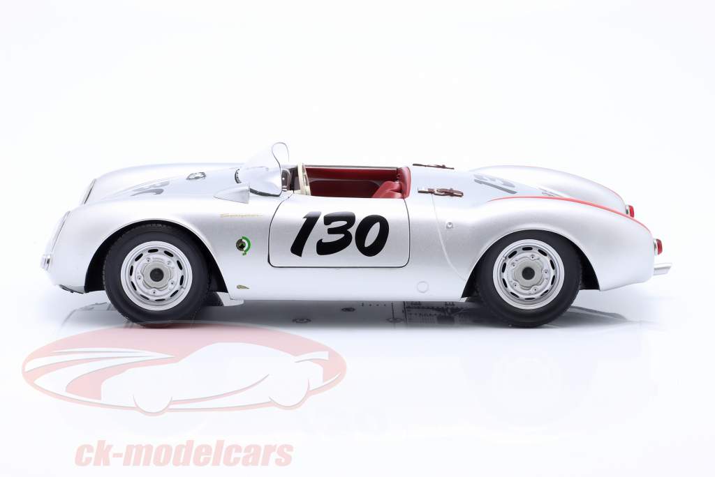 Porsche 550A Spyder #130 James Dean Little Bastard 1956 argent 1:12 KK-Scale