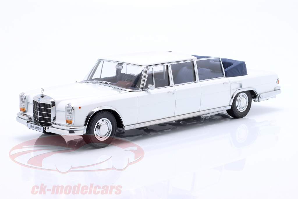 Mercedes-Benz 600 (W100) Landaulet year 1964 white 1:18 KK-Scale