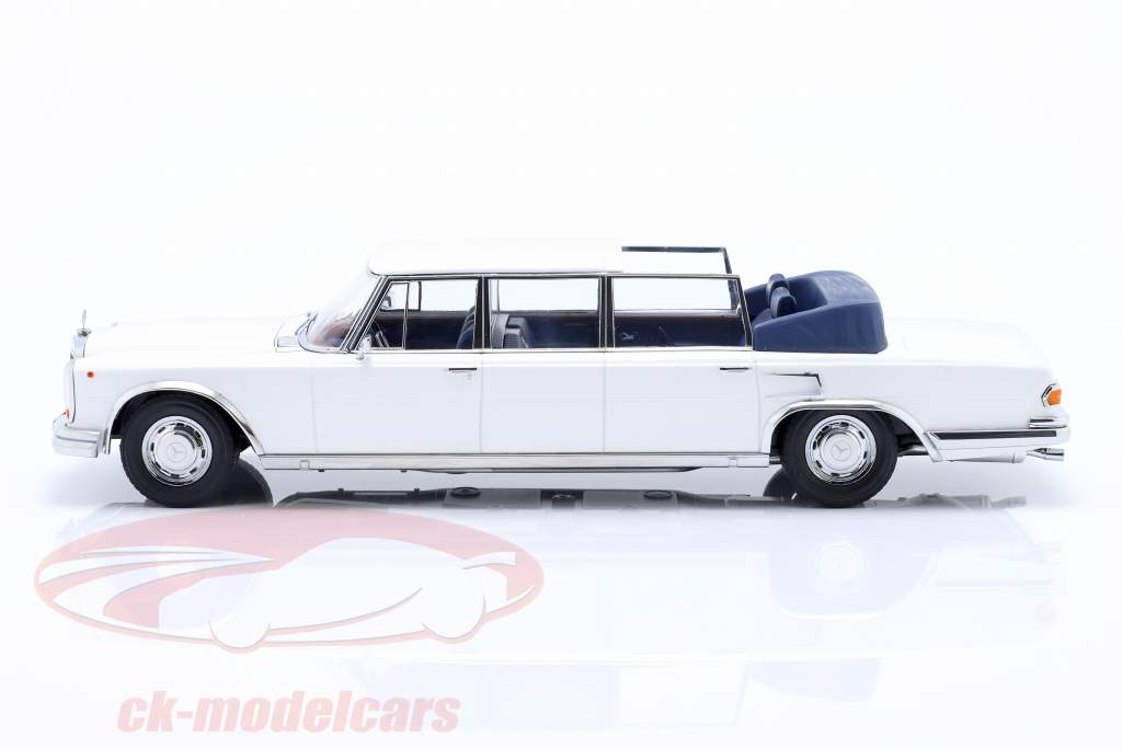 Mercedes-Benz 600 (W100) Landaulet 建设年份 1964 白色的 1:18 KK-Scale