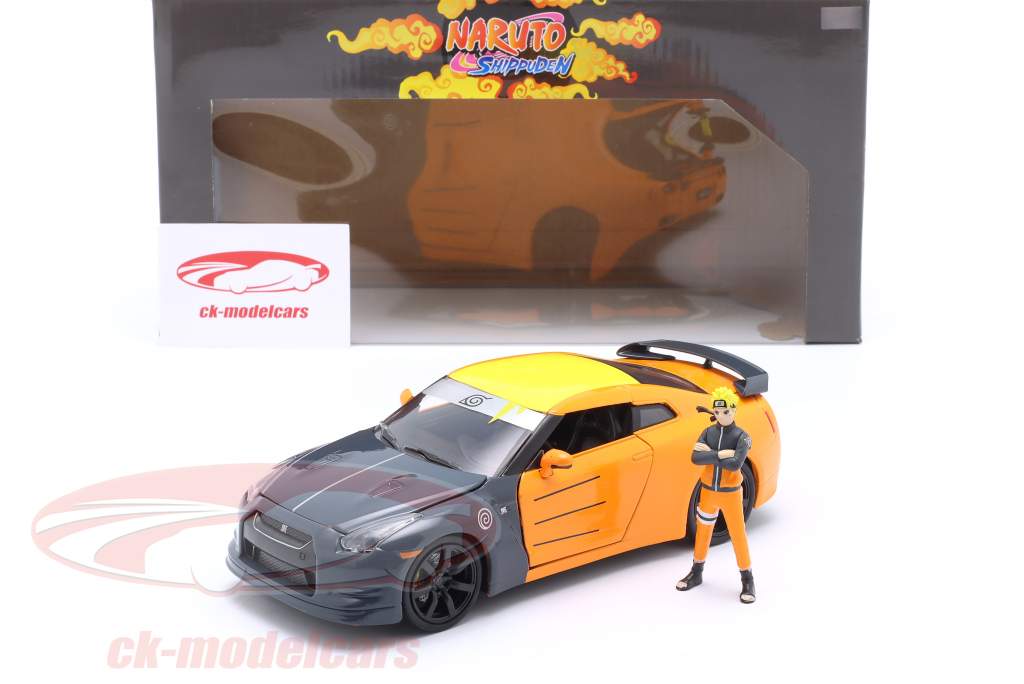 Nissan GT-R (R35) Manga-Serie Naruto (2007-2017) mit Figur 1:24 Jada Toys