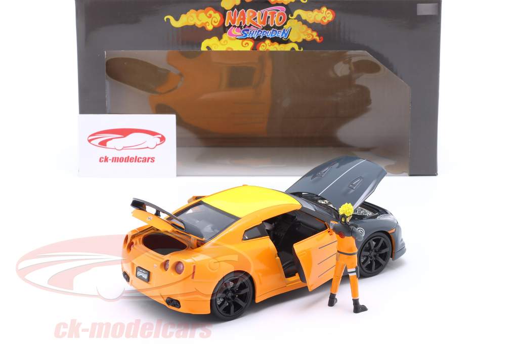 Nissan GT-R (R35) manga-serie Naruto (2007-2017) met figuur 1:24 Jada Toys
