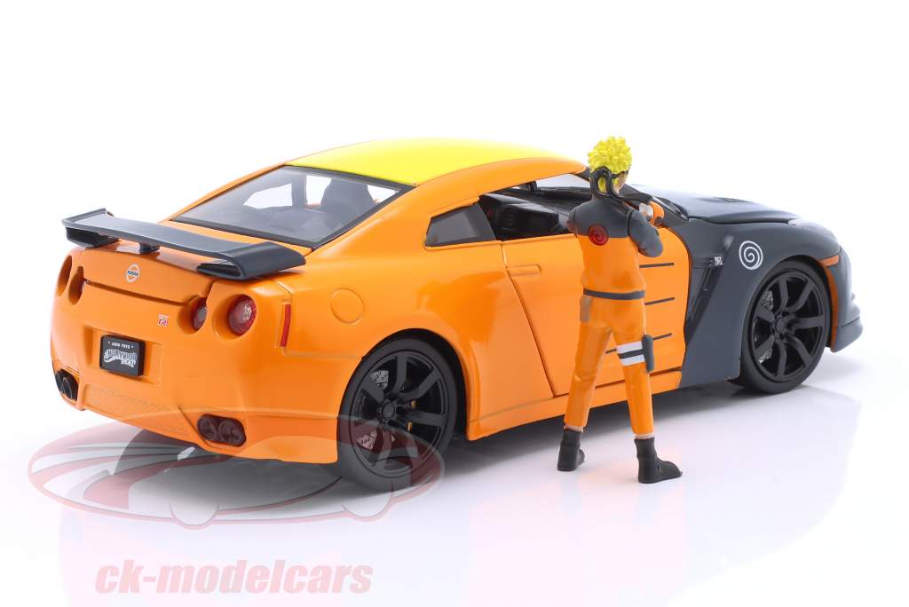 Nissan GT-R (R35) manga-serie Naruto (2007-2017) met figuur 1:24 Jada Toys