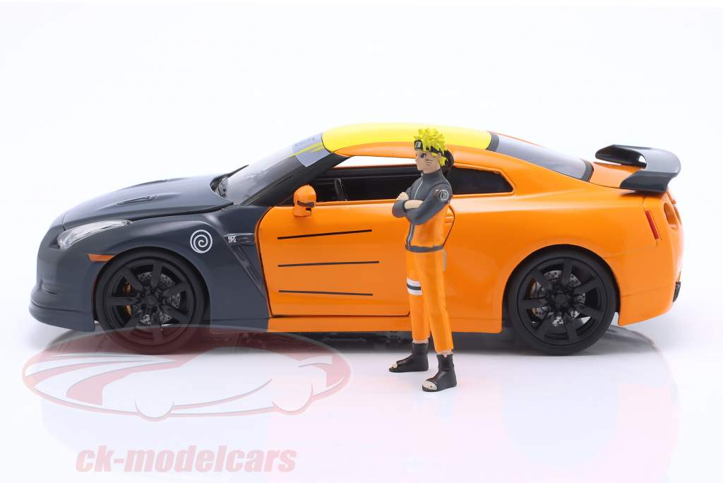 Nissan GT-R (R35) serie manga Naruto (2007-2017) con cifra 1:24 Jada Toys