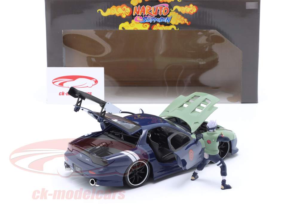 Mazda RX-7 манга серия Naruto (2007-2017) с фигура Kakashi Hatake 1:24 Jada Toys