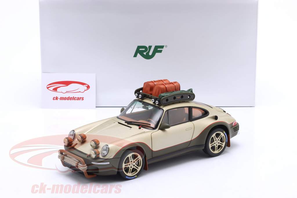 Porsche RUF Rodeo 原型 2020 金子 金属的 / 橄榄绿 1:18 Almost Real