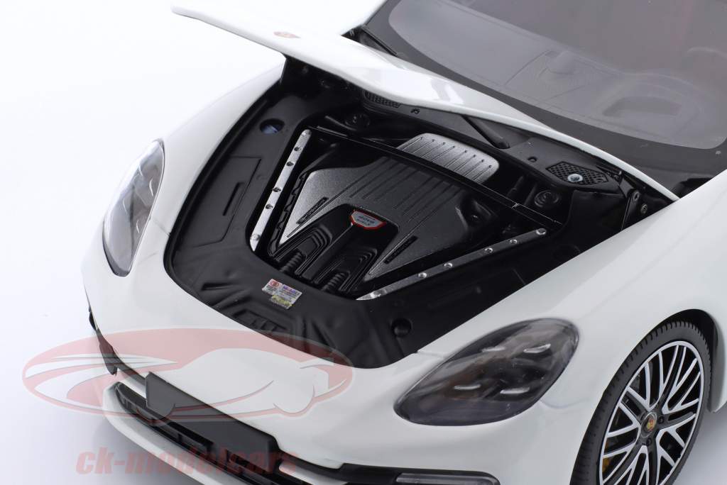 Porsche Panamera Turbo S 建設年 2020 白 メタリックな 1:18 Minichamps